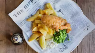 Fish and chips from The Blue Anchor