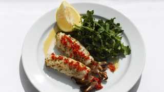Grilled squid and red chilli at The River Café