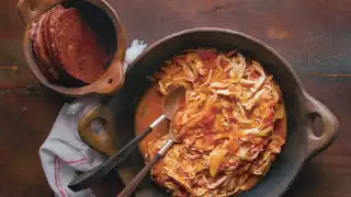 Enrique Olvera’s tinga de pollo