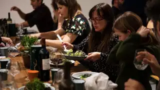 Salad at the Foodism Local Heroes supper club