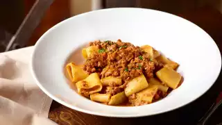 Paccheri al ragu di mare