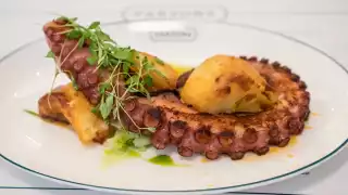 Octopus and potatoes at Parsons