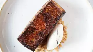 Jun Tanaka's pain perdu with crème anglaise