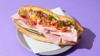 Mortadella banh mi