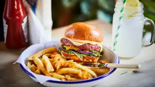 The Impossible Burger: Honest Burger main course