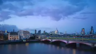 View from the suite at Sea Containers London