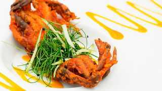 Bombay crab at Bombay Brasserie