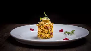 Bhel puri at Café Spice Namaste