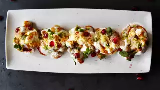 Papri chaat at Roti Chai