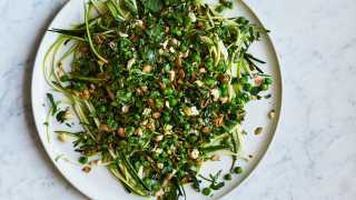 The Detox Kitchen Courgette Pea Salad