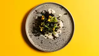 Five Dishes: Grilled salad, Westcombe, truffle