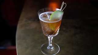 A mezcal cocktail at Dona