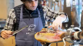 The UK Ibérico ham carving awards final