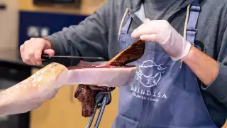 The UK Ibérico ham carving awards final