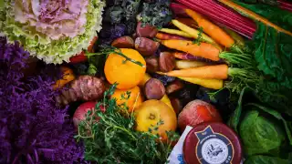 Produce in a food box from New Covent Garden Market