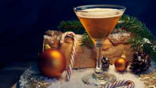 The Christmas stocking cocktail, using Bardinet brandy