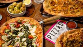 London's best pizza | a selection of Flat Earth pizza