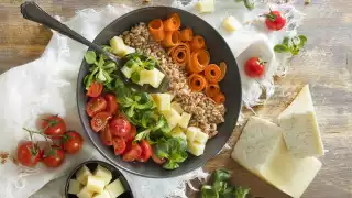 3 pecorini | pecorino romano pdo budda bowl recipe