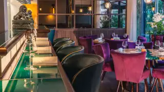 Interiors at A.WONG restaurant London