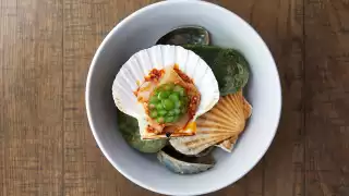 Scallop at A.WONG restaurant in London