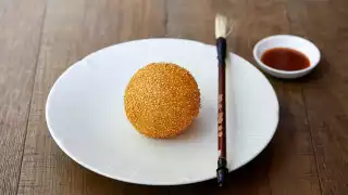 Sesame Ball at A.WONG restaurant in London