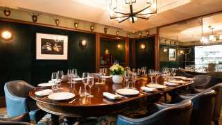 The chef's table at Corrigan's Mayfair