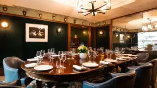 The chef's table at Corrigan's Mayfair