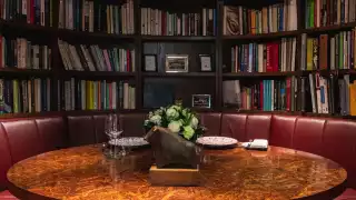 Corrigan's Mayfair kitchen library