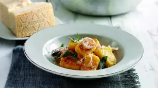 Pumpkin gnocchi with sage