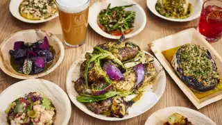 Barbecue and beers at 40FT Brewery in Dalston, London