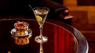 The dirty martini at Le Magritte at the Beaumont London hotel