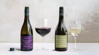 Lyme Bay Winery chardonnay and pinot noir