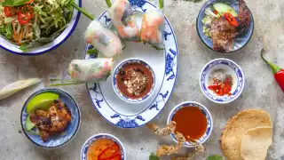 Prawn summer rolls