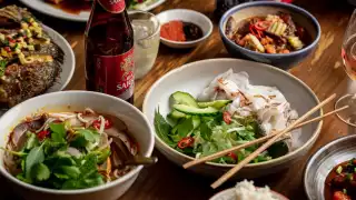 Beef and Pork Bun Hue and Banh Cuon Hanoi