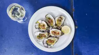 Dressed oysters