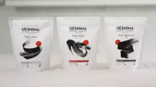Three different blends of Ueshima coffee