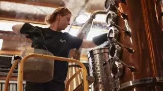 Working at the Four Pillars distillery