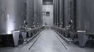 Belazu's stainless steel olive oil tanks in Spain