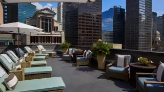 Outdoor terrace, The Peninsula