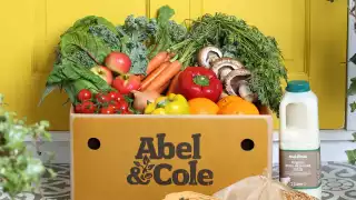 An Abel & Cole fruit and veg box