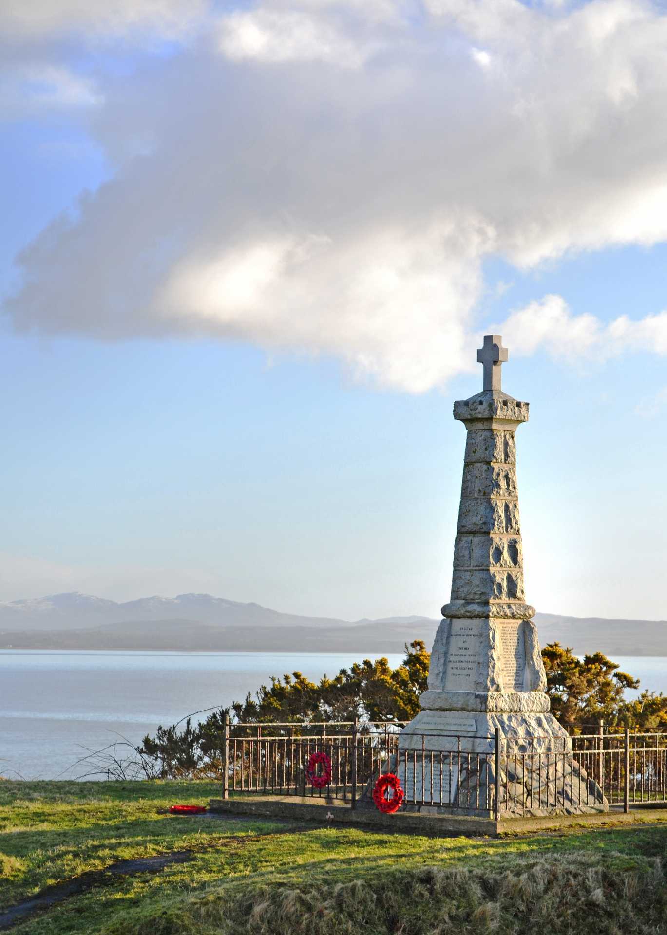 Armistice memorial on the island of Islay, Scotland