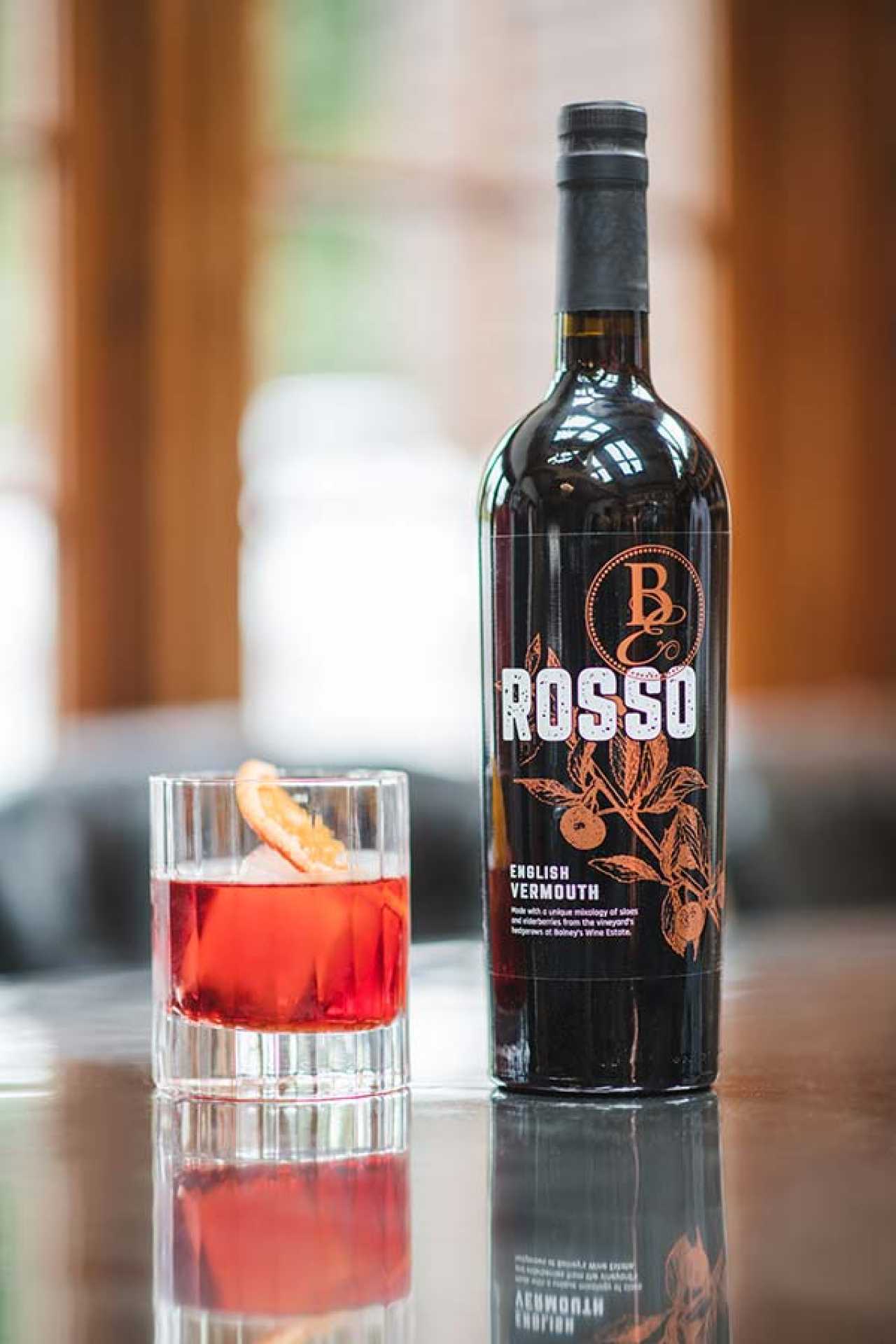 The Hand and Flowers's Bolney rosso negroni