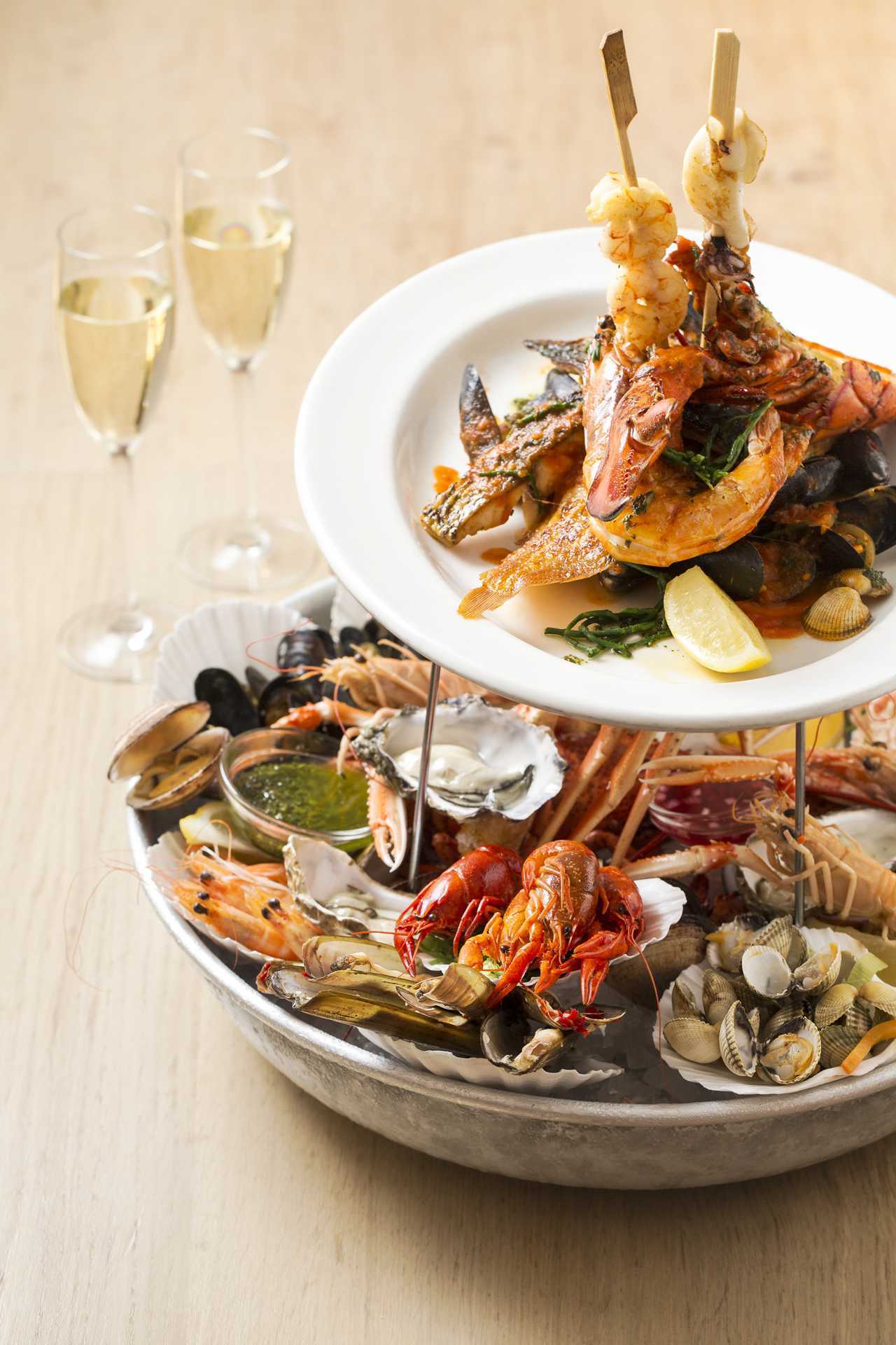 The Seafood Bar: the seafood platter