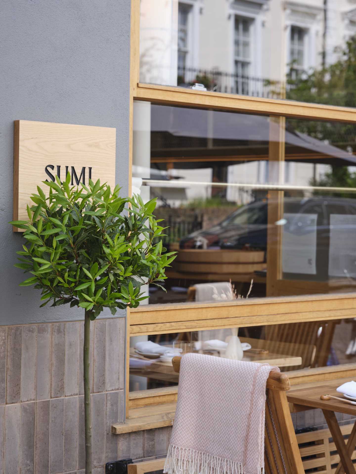 Sumi's restaurant terrace