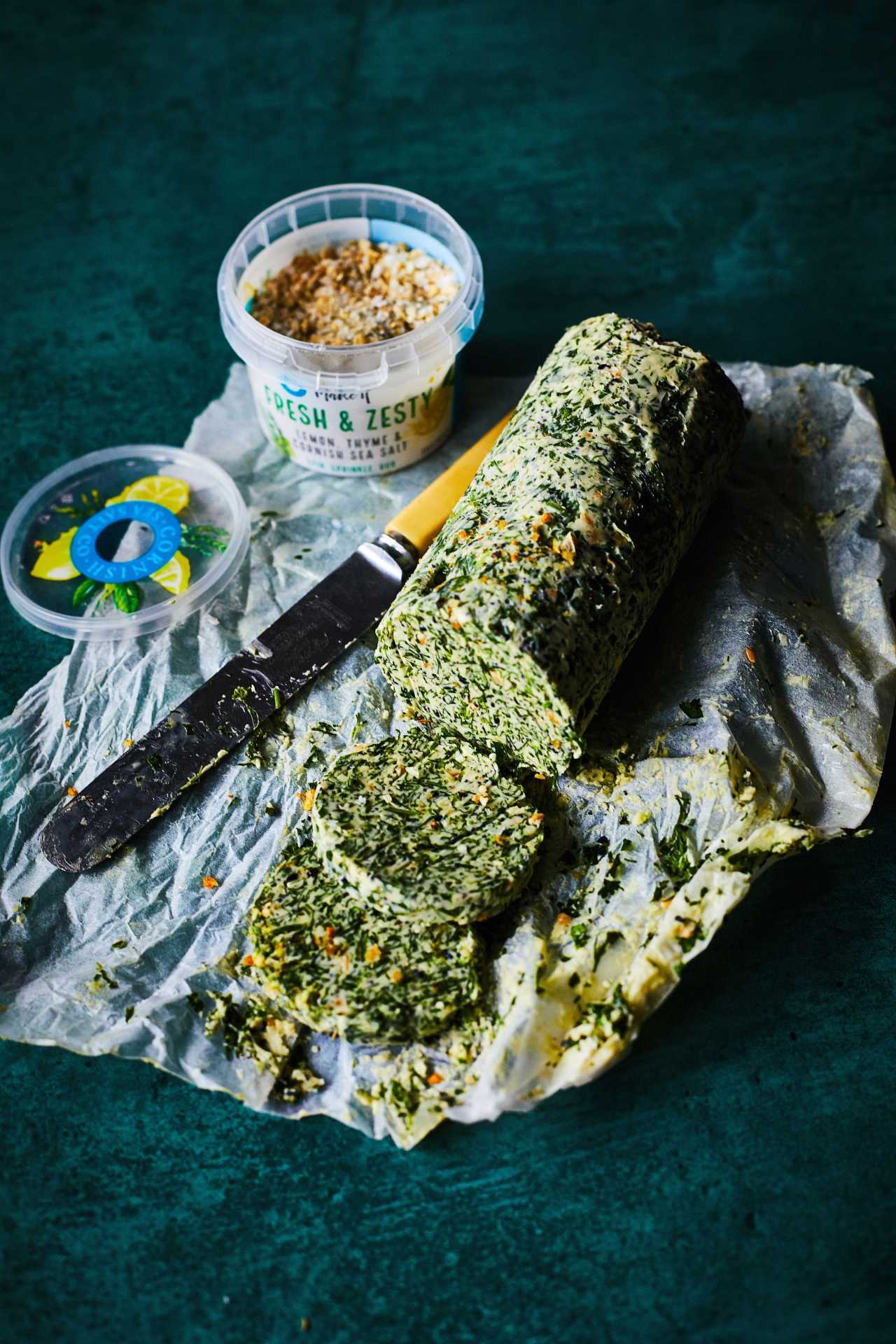 Cornish Sea Salt: herb butter