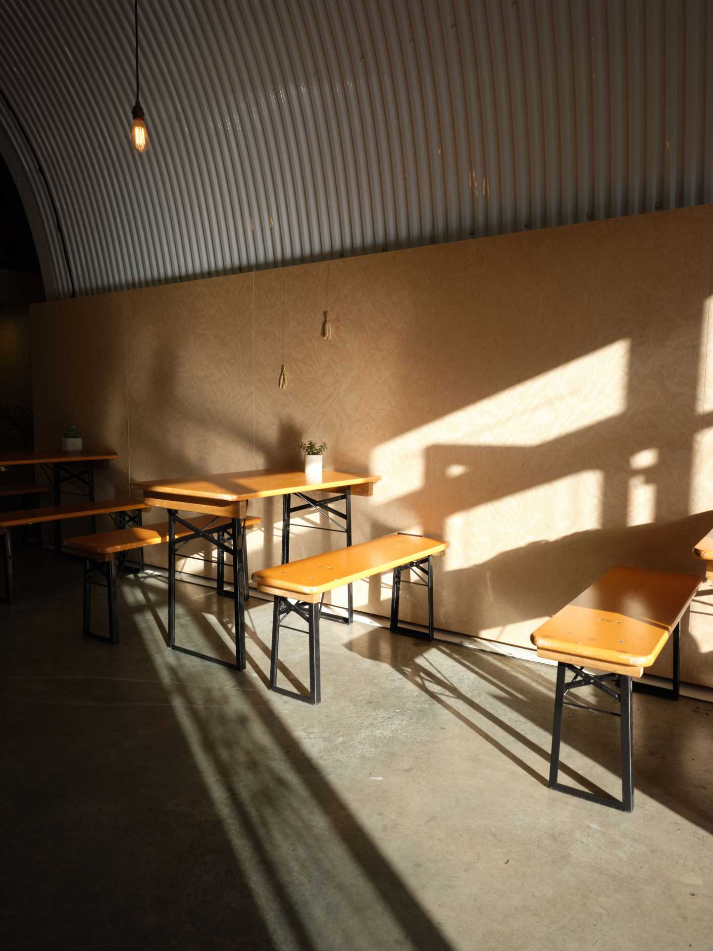 The interiors at Villages Brewery in Deptford, London