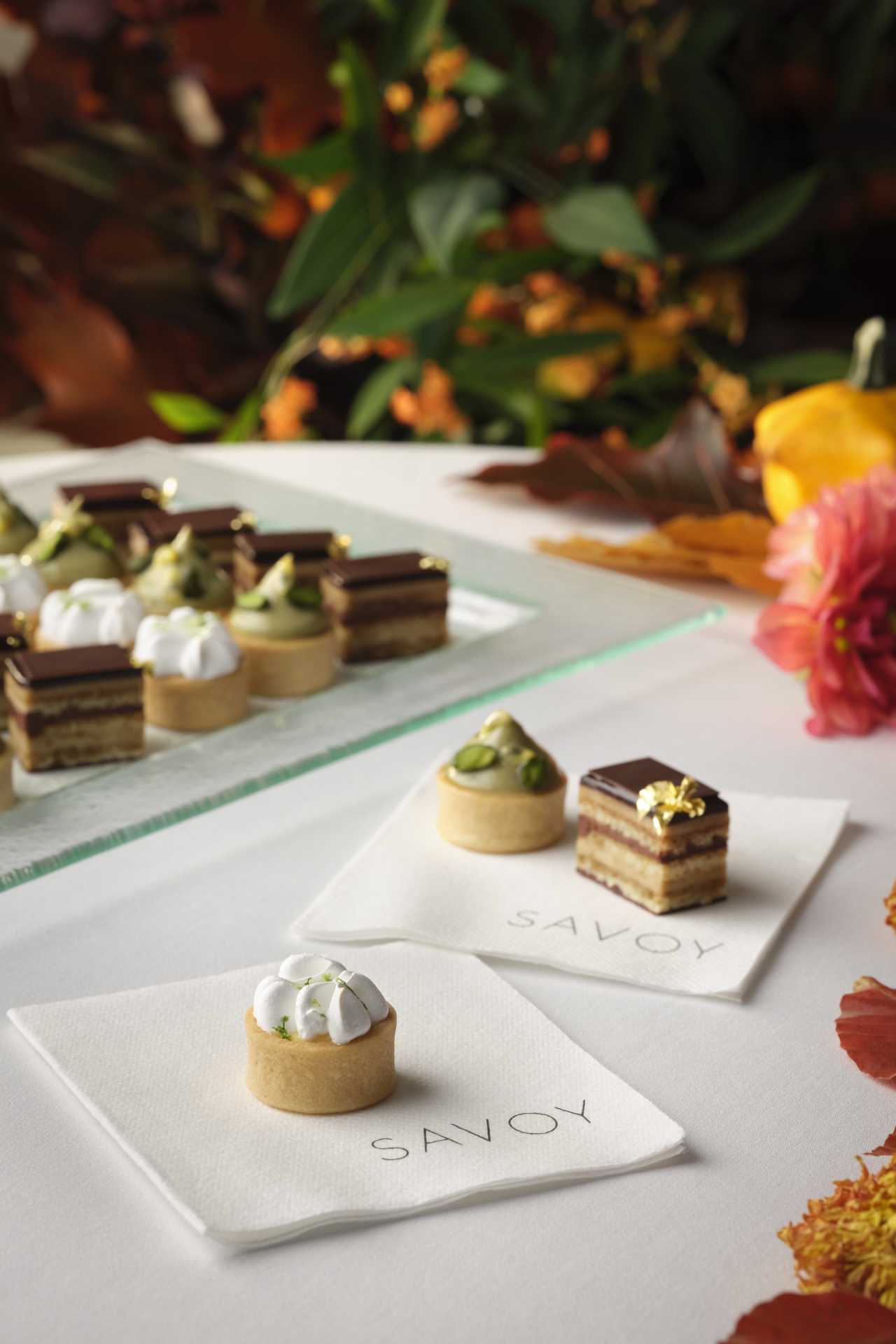 Selection of canapés from Savoy