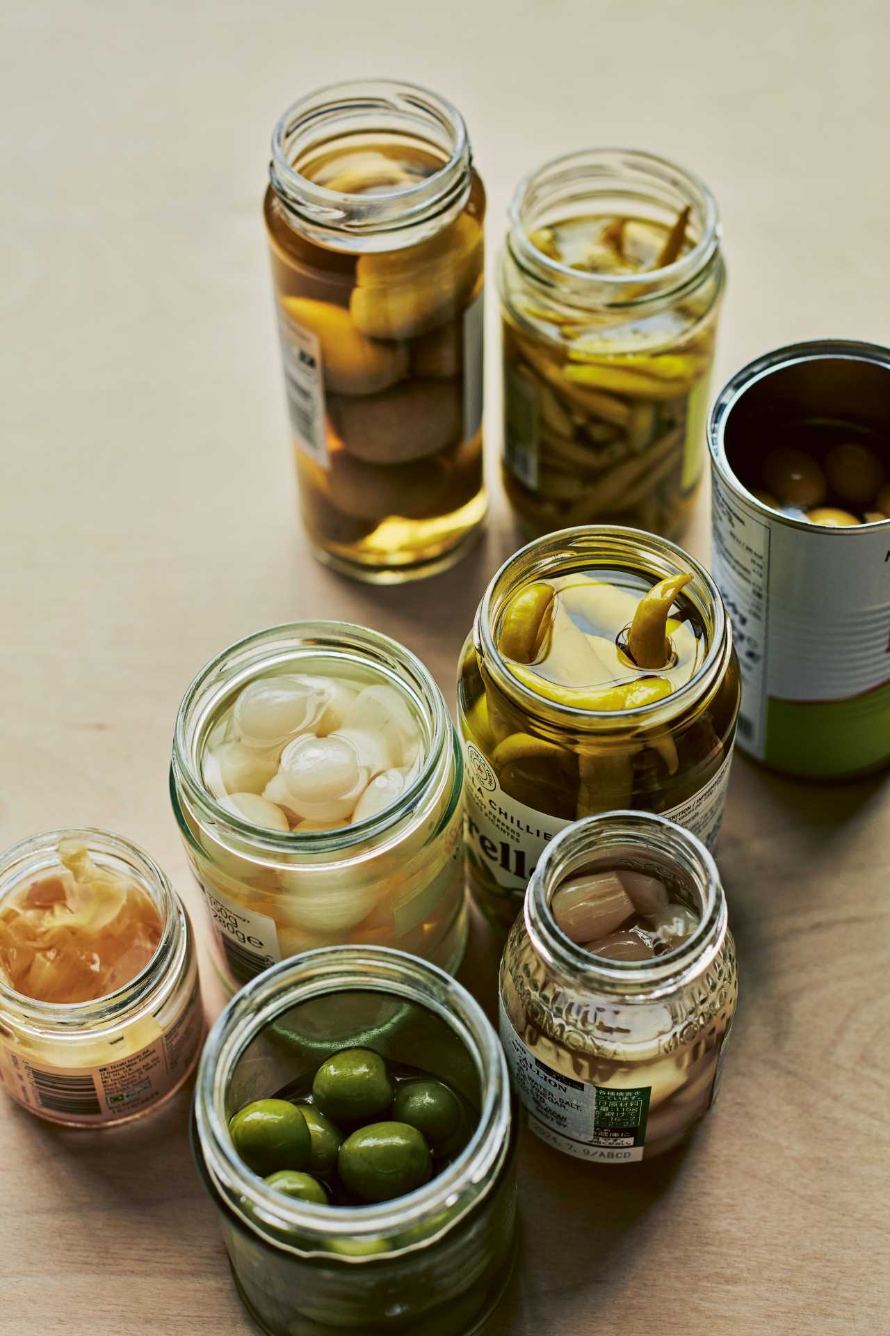 Pickles and olives