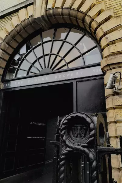 Exterior of the Plough Brewery building in Wandsworth Road, South London