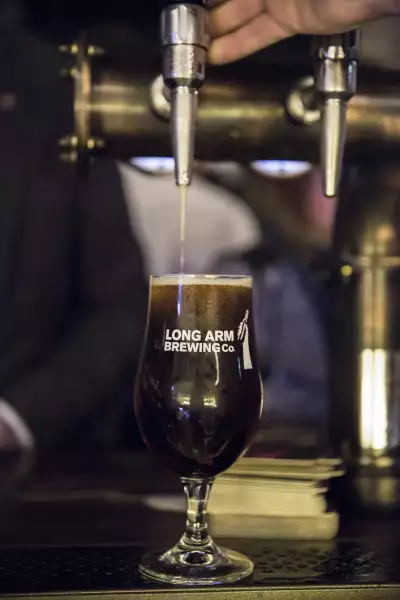 Beer at Long Arm brewpub, Shoreditch